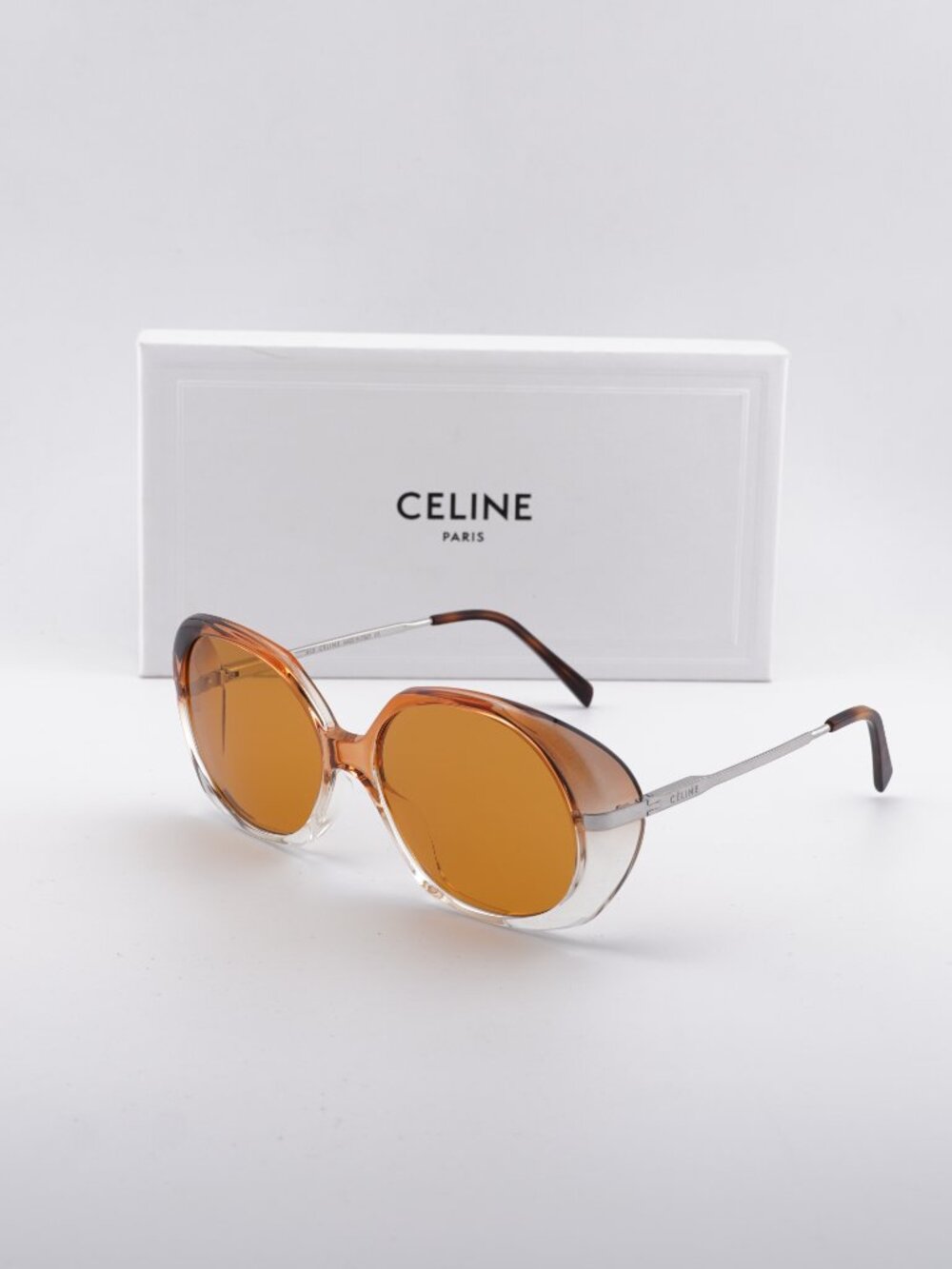 Celine CL40036U 50E Round Sunglasses - Brown